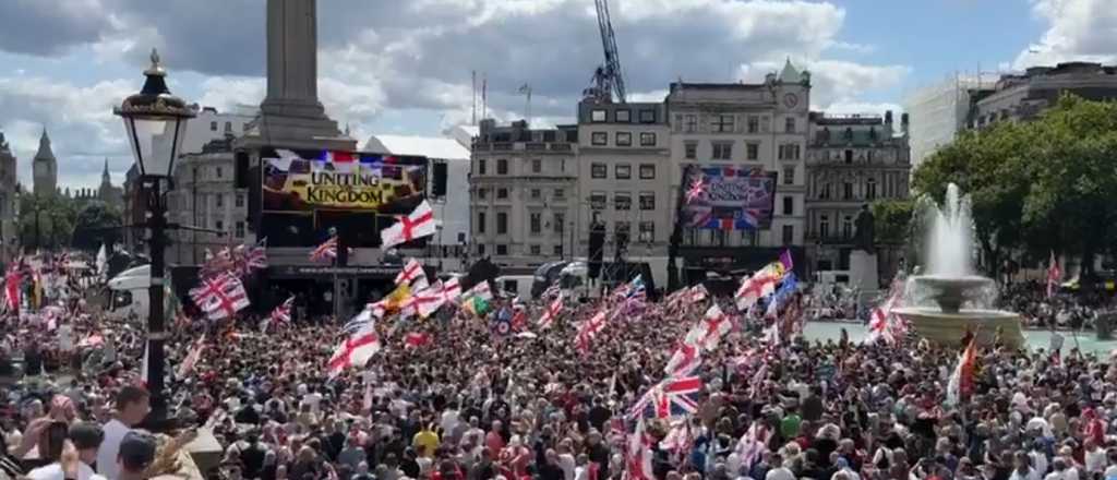 Manifestaciones en toda Inglaterra contra la inmigración musulmana