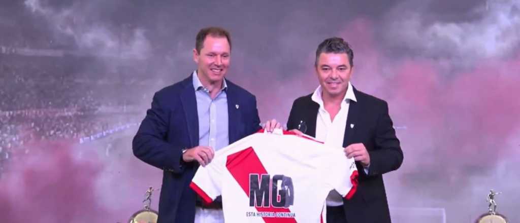 Presentaron a Gallardo en River: "Siento mucha emoción"