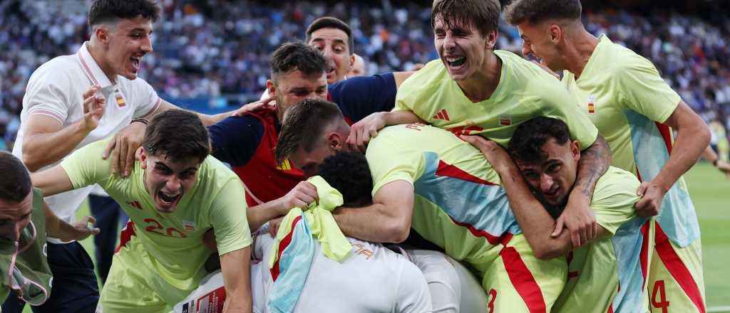 España le arruinó la fiesta a Francia y ganó el oro en fútbol en París 2024