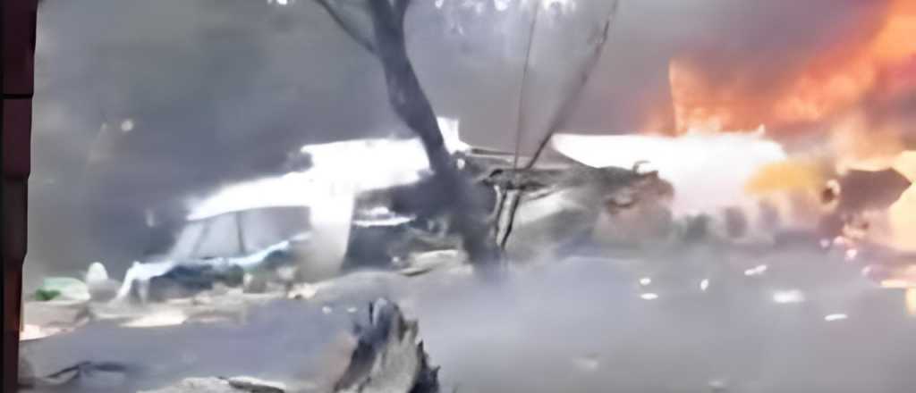 Impactante: un avión se estrelló en São Paulo y hay 62 muertos