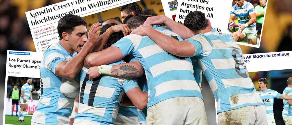 La prensa mundial habló del histórico triunfo de Los Pumas