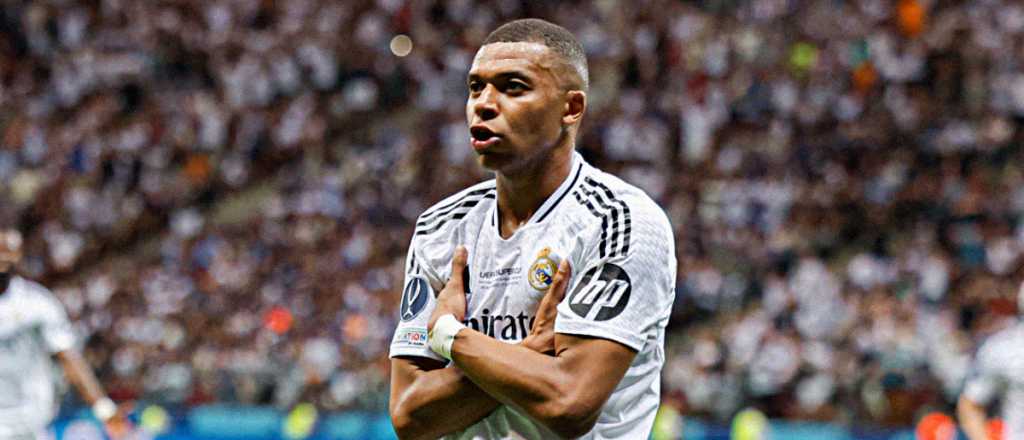 Mbappé marcó su primer gol y Real Madrid ganó la Supercopa