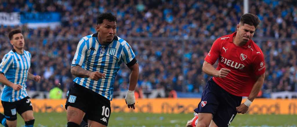 Racing igualó el clásico con Independiente, que terminó con dos menos