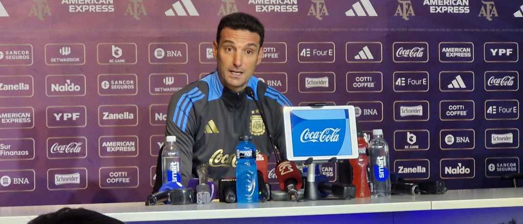 Scaloni al Post: "Castellanos está muy bien y queríamos tenerlo"