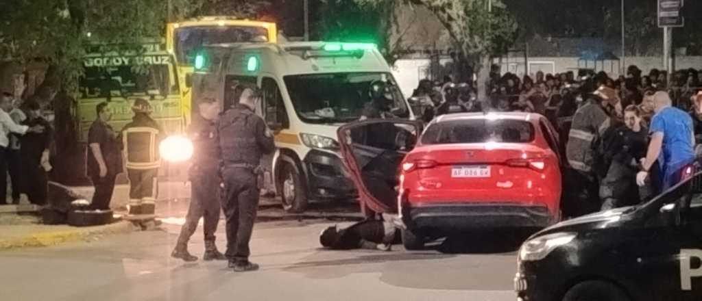 Asalto en Guaymallén, persecución y choque de los delincuentes en Luján