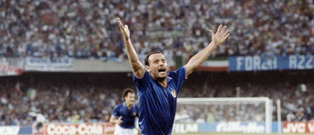 Murió Totó Schillaci, el goleador italiano que sufrió la Argentina en el '90