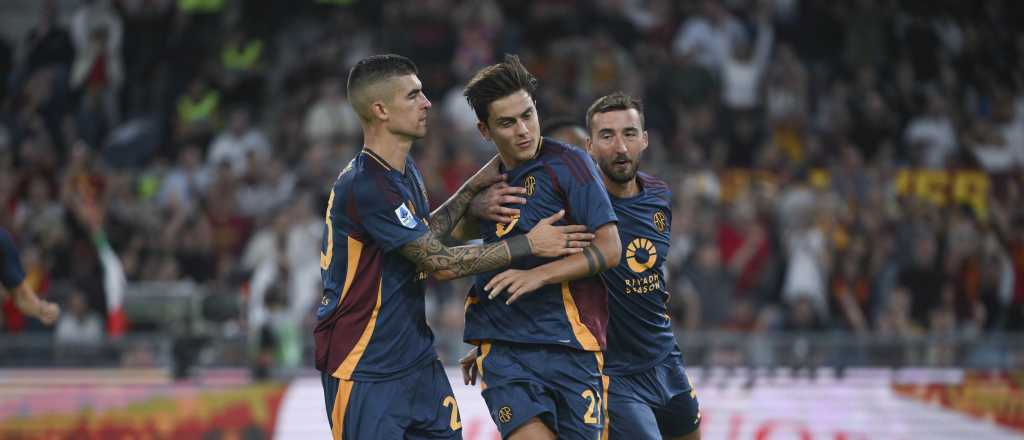 Video: Dybala marcó con un fierrazo y Roma festejó su primer triunfo