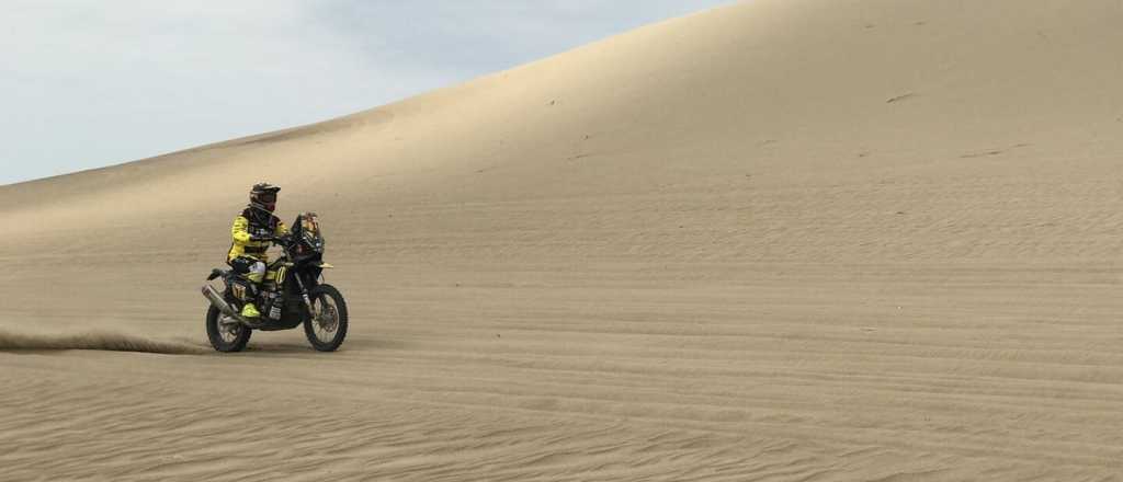 Un joven en moto murió por una impresionante caída en las Dunas del Nihuil