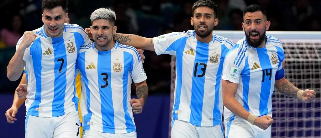 Argentina goleó a Kazajistán y está en las semis del Mundial de Futsal