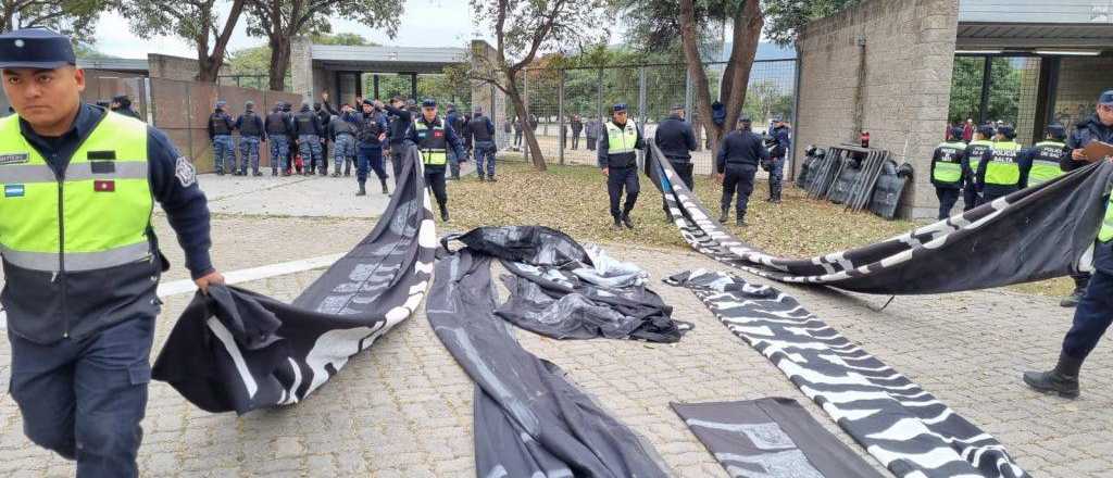 Hirieron a policías en el partido que jugó el Chacarero de local 