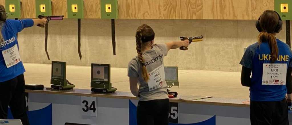 La mendocina Josefina Mella se llevó el bronce en el Sudamericano de tiro