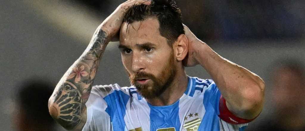 "Un partido muy feo": la crítica de Messi tras el empate con Venezuela