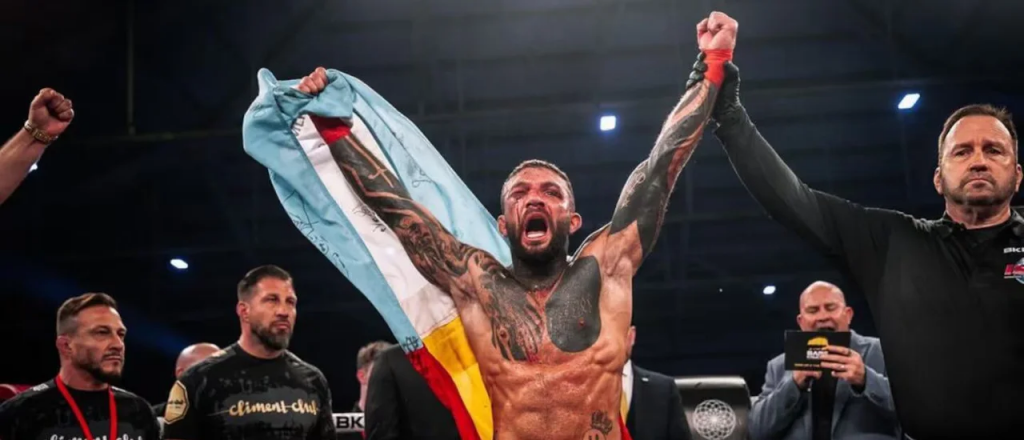 El argentino Franco Tenaglia es campeón mundial en BKFC