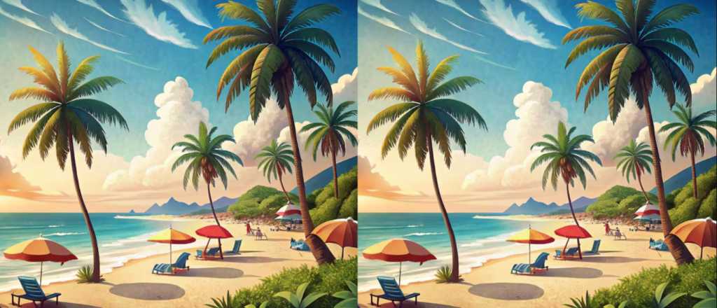 Encontrá las diferencias en las imágenes y gana el reto viral de hoy