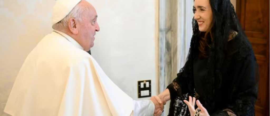 El Papa recibió a Victoria Villarruel por casi una hora