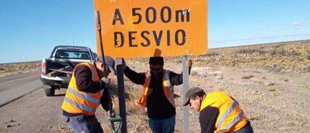 Vialidad Nacional anunció un nuevo desvío en el empalme de las rutas 40 y 7