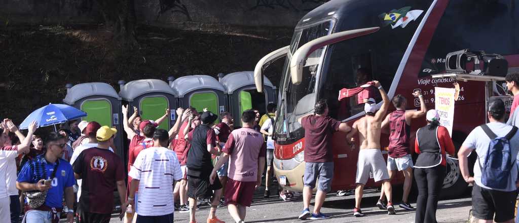 Un hincha de Lanús murió en la puerta del Mineirao