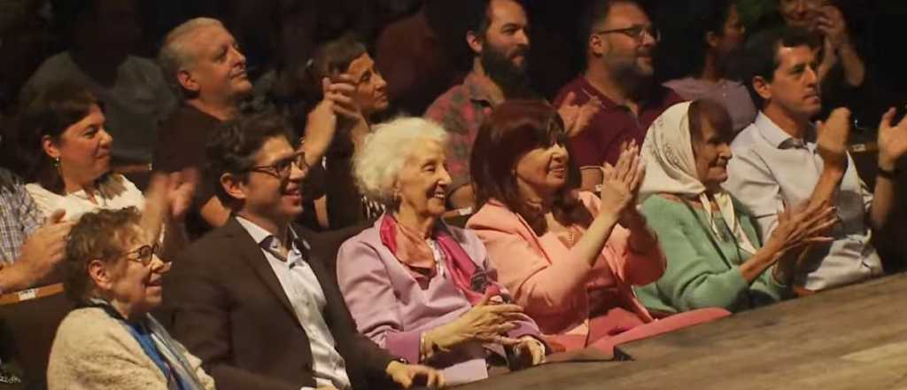 CFK y Kicillof estuvieron juntos en un acto de Abuelas