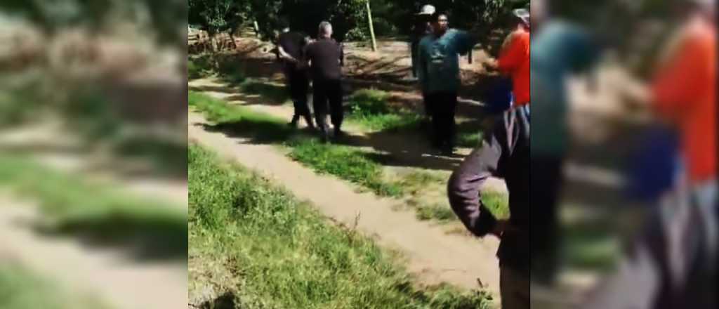 Video: trabajadores golondrina atraparon a un ladrón en San Rafael