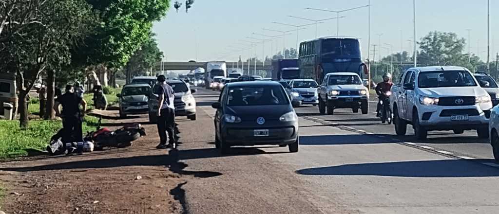 Mañana agitada en Mendoza y con múltiples choques en accesos