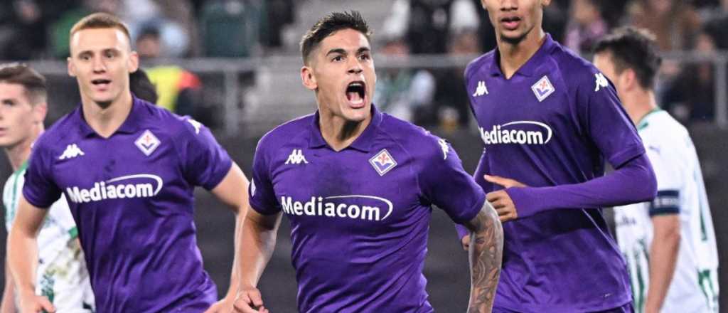 Martínez Quarta hizo un gol y Fiorentina sigue firme en la Conference League