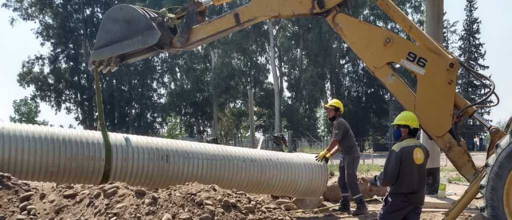 Atención: cortes de calles por obra de agua y cloacas en Luján de Cuyo