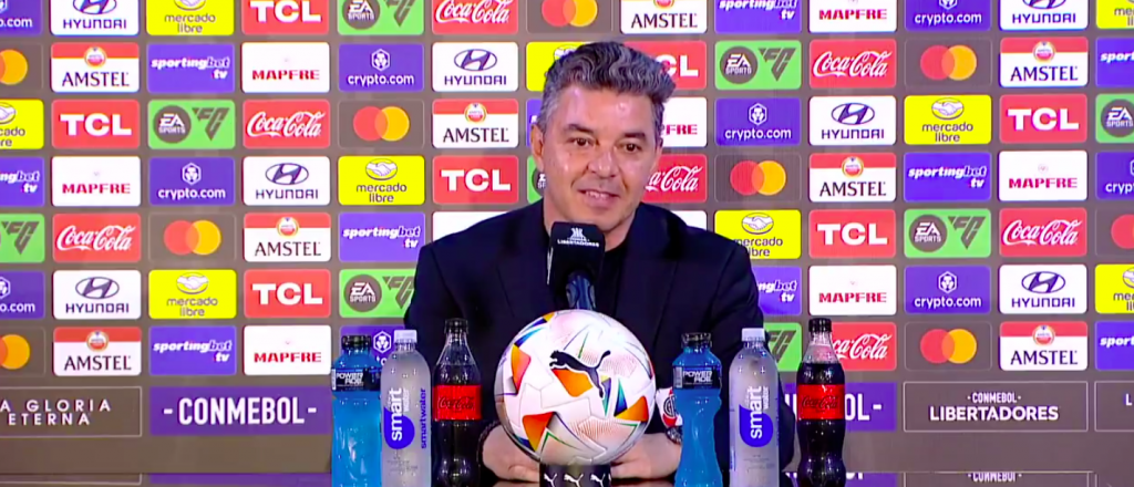 El insólito momento de Gallardo con un periodista en la conferencia