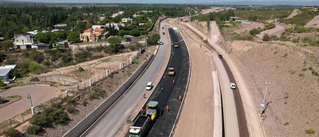 Así va el pavimentado de la Nueva Panamericana