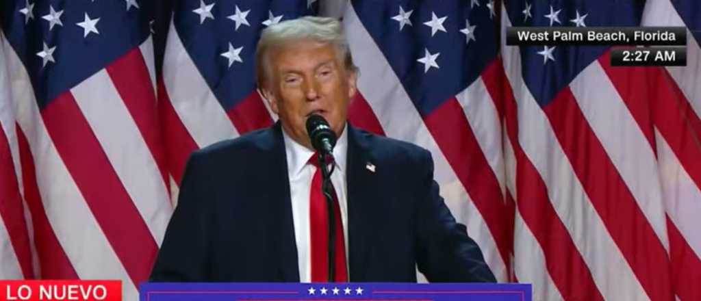 En vivo: el discurso de Donald Trump, flamante presidente electo