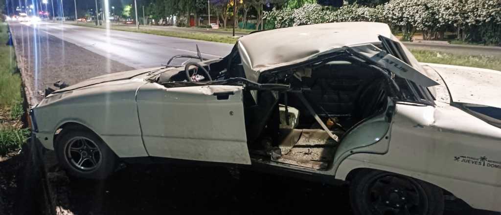 Venían de las picadas y chocaron en el Acceso Norte: un herido grave