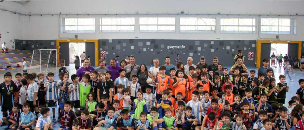 Cierre de año: encuentro deportivo de niños en Guaymallén