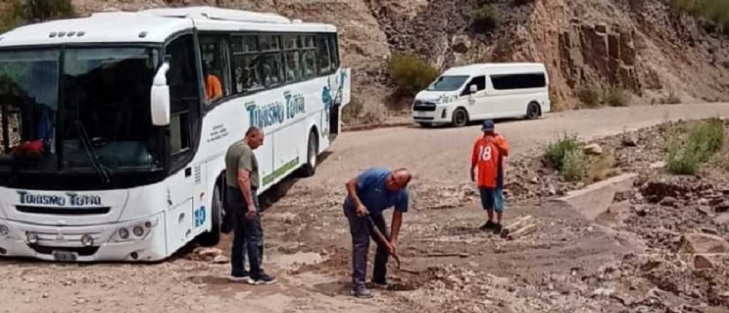 Reclamo por el estado del camino en el Cañón del Atuel luego de las lluvias