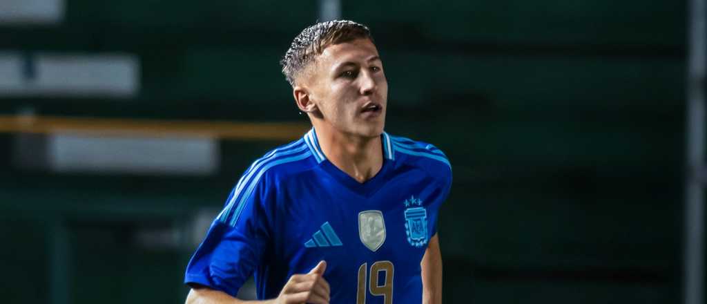 Video: Santino Andino convirtió su primer gol en la Selección argentina