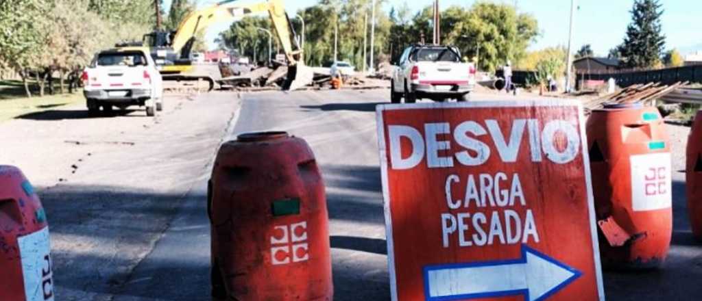 Por obras, la Ruta 40 en Tunuyán estará cortada por más de un mes