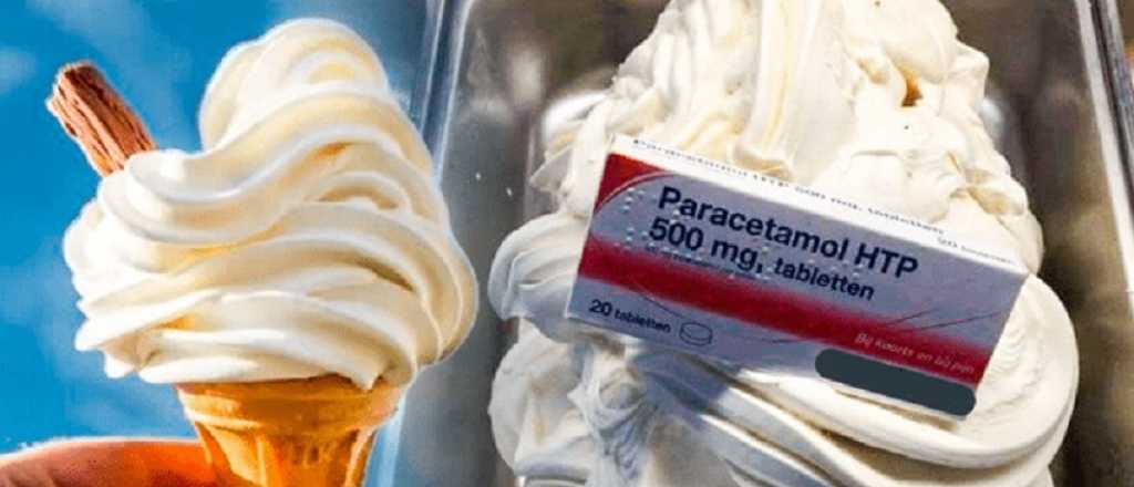 Polémico: una heladería creo el helado con paracetamol