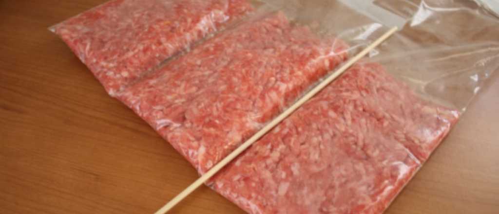 El truco definitivo para congelar carne molida y evitar desperdicios