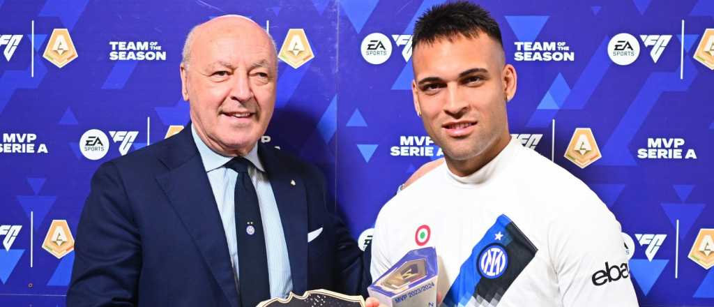 El presidente del Inter estalló de furia contra la FIFA por Lautaro y The Best