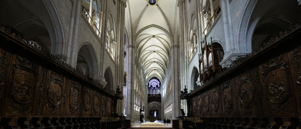 Video: recorrido al interior de Notre Dame a 5 años del incendio