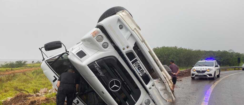 Grave accidente de un camionero mendocino en Misiones