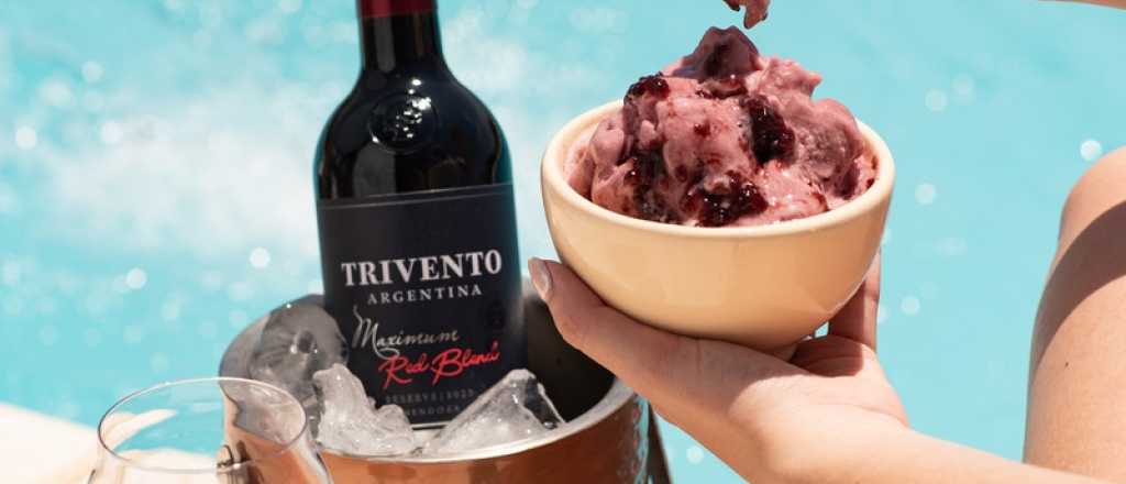 Así es el helado blend de Malbec y Cabernet que sorprende este verano