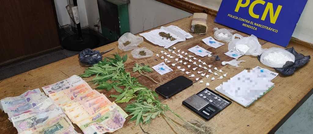 Un hombre con domiciliaria vendía drogas en su casa de San Rafael