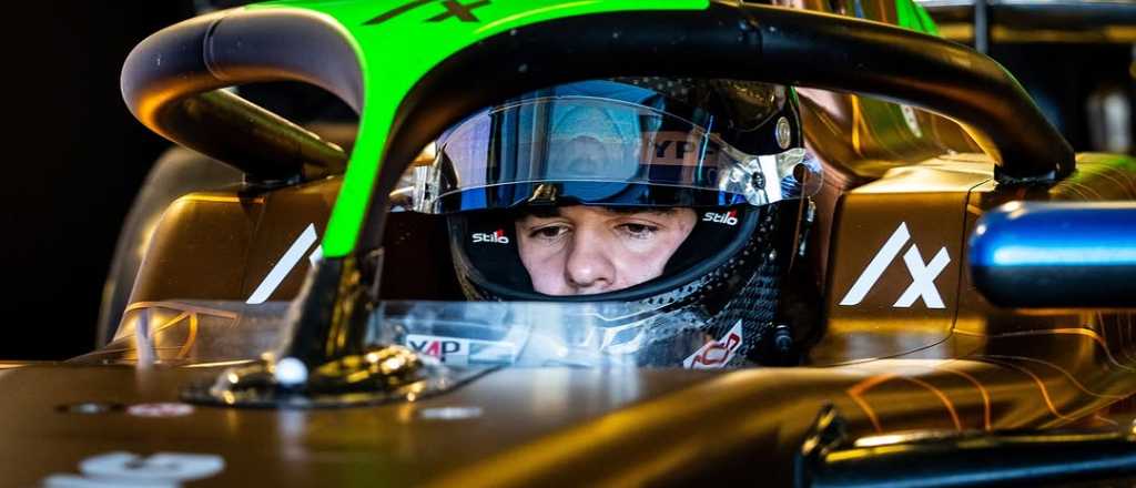 Varrone, el otro argentino que quiere llegar a la F1, brilló en los ensayos de la F2