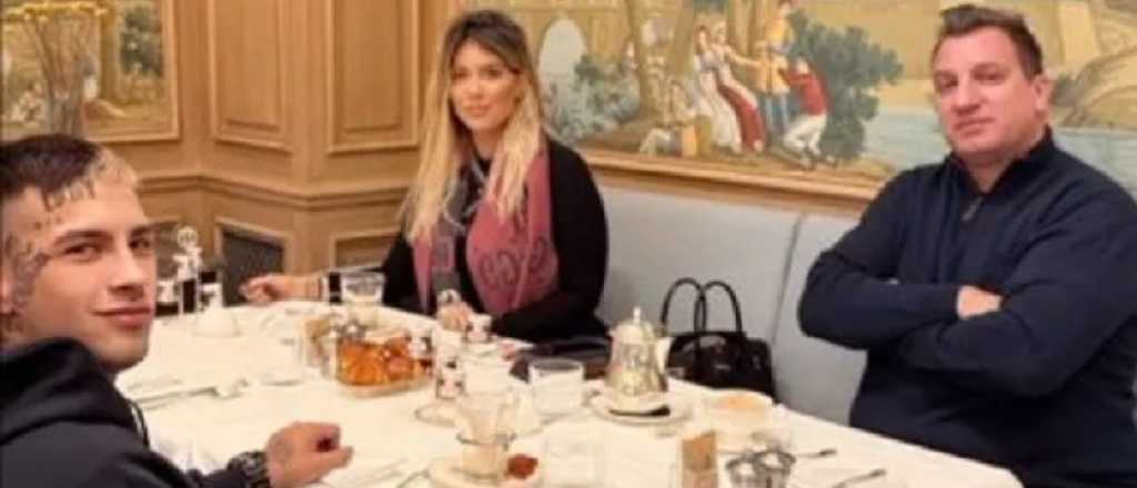 La inesperada y sorpresiva foto desayundo de Wanda Nara, L-Gante y Maxi López