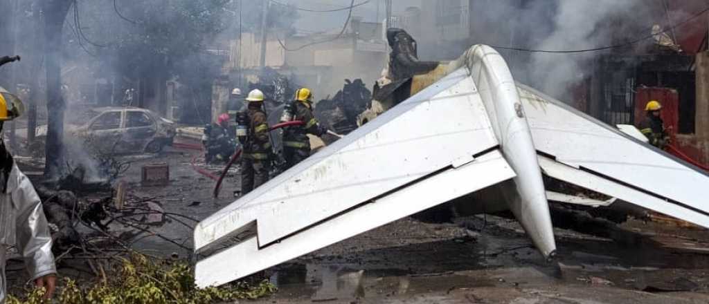 Video: así fue el momento en el que el avión se estrelló en San Fernando