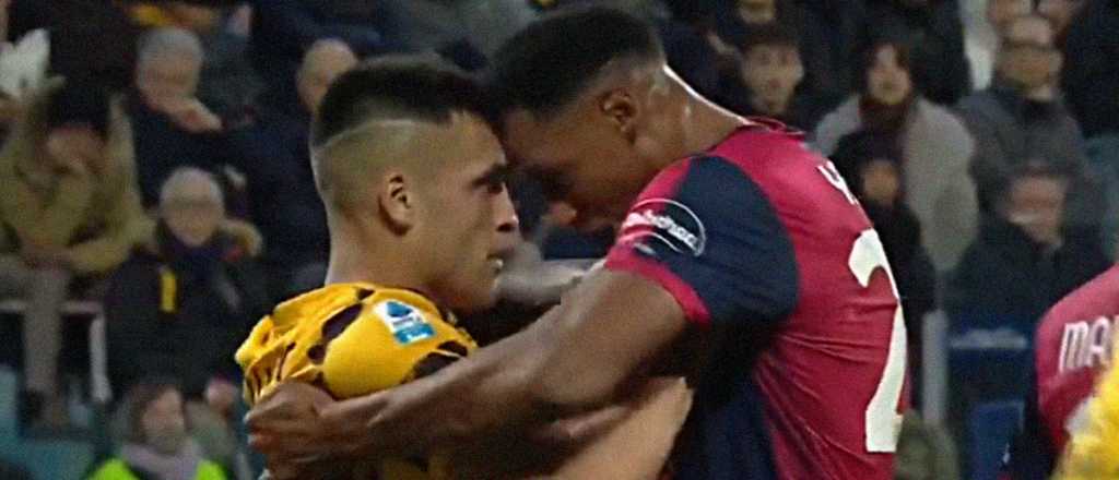 ¿Sigue dolido? Yerry Mina, casi a las trompadas con Lautaro Martínez