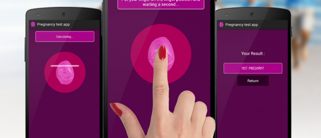 Con esta aplicación podés saber si estás embarazada