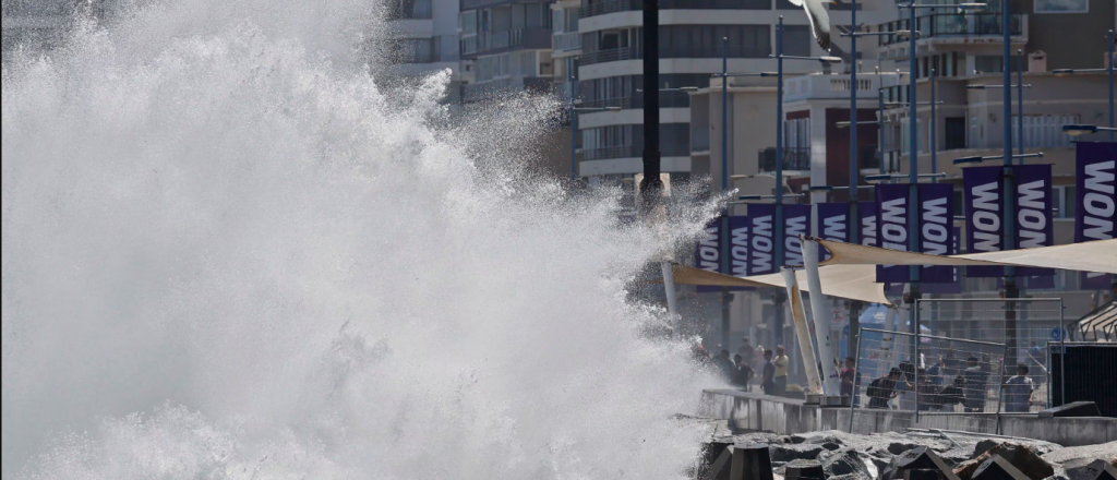 Por las marejadas, podría no hacerse el show pirotécnico de Viña