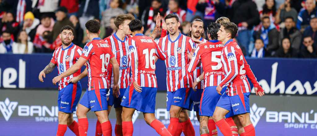 El Atleti del Cholo Simeone sigue imparable y avanzó a octavos de la Copa del Rey