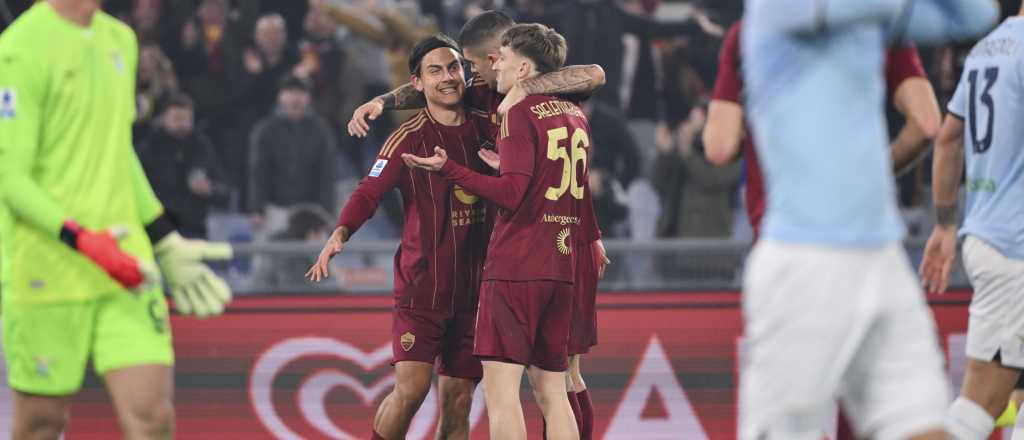 La Roma de Paredes y Dybala le ganó el clásico a la Lazio de Castellanos