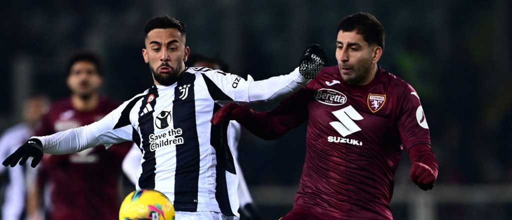 La Juventus de Nico González igualó el clásico con Torino y sigue lejos